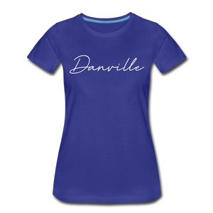 Danville Cursive Women's T-Shirt - royal blue