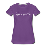 Danville Cursive Women's T-Shirt - purple