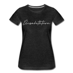 Elizabethtown Cursive Women's T-Shirt - charcoal gray