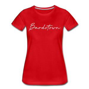 Bardstown Cursive Women's T-Shirt - red