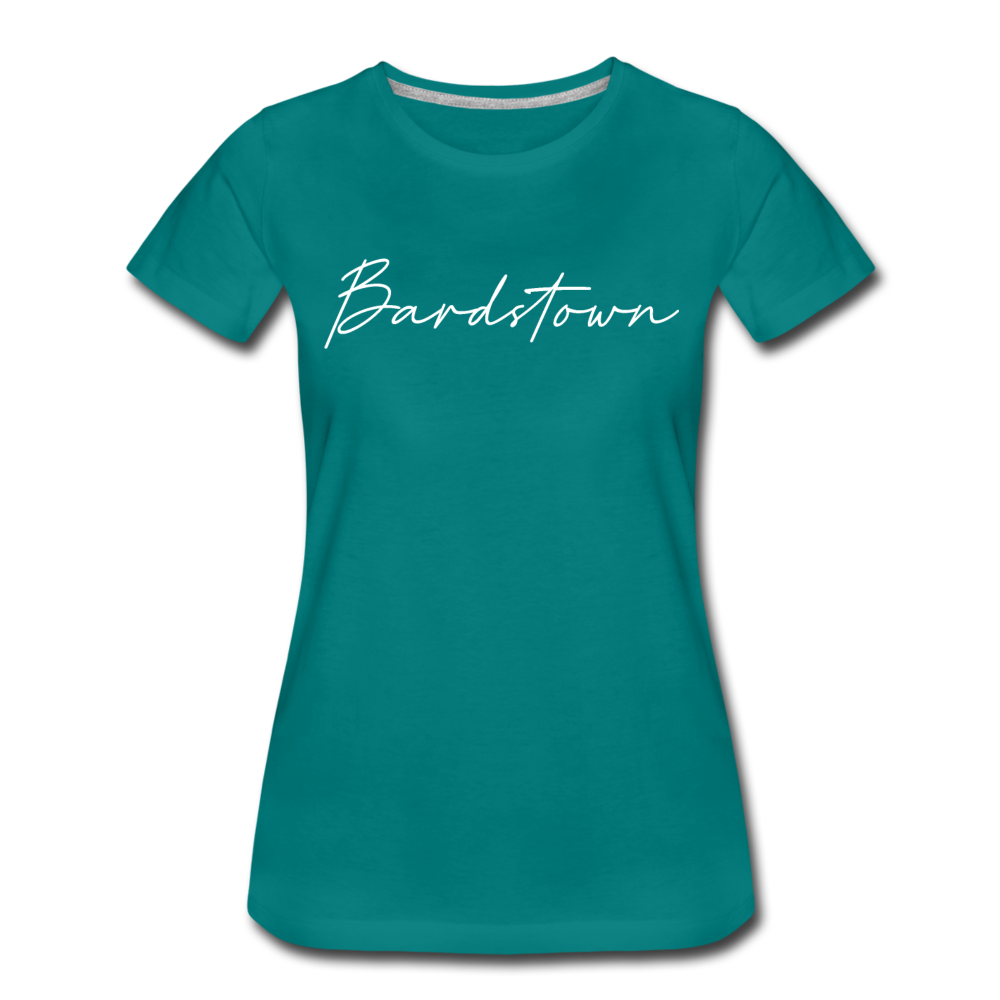 Bardstown Cursive Women's T-Shirt - teal