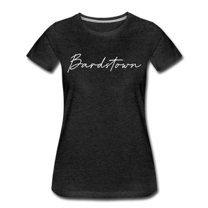 Bardstown Cursive Women's T-Shirt - charcoal gray