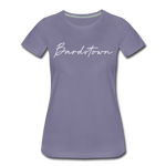 Bardstown Cursive Women's T-Shirt - washed violet