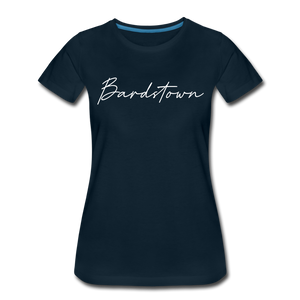 Bardstown Cursive Women's T-Shirt - deep navy