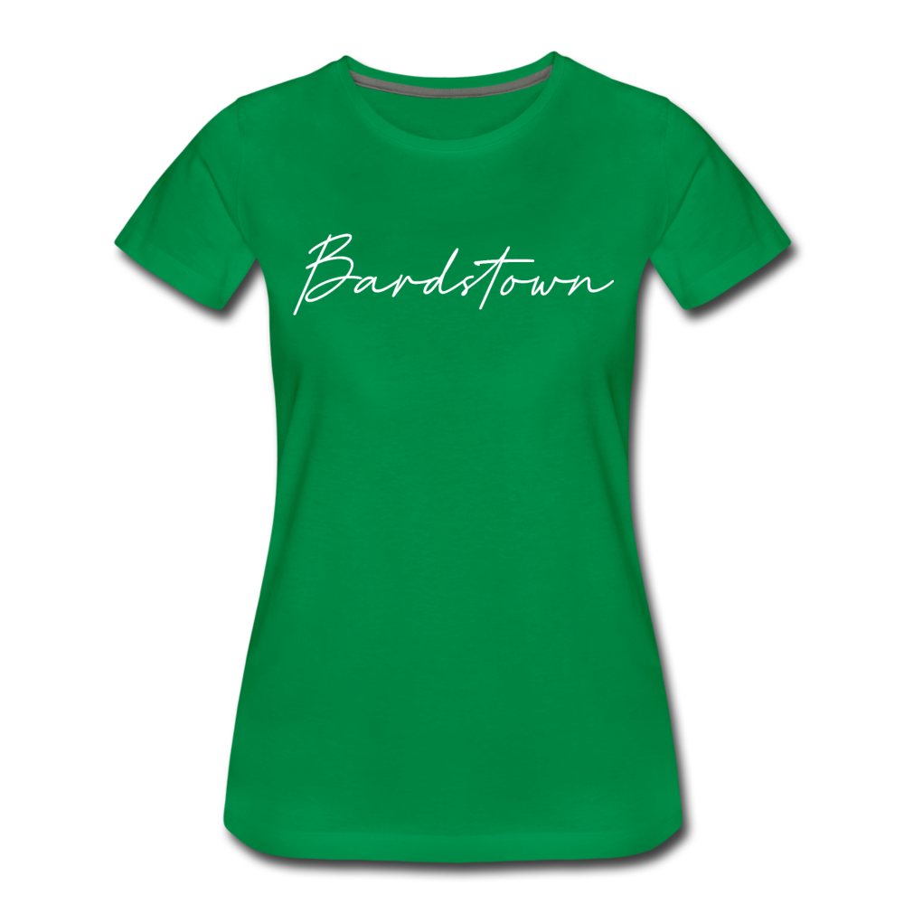 Bardstown Cursive Women's T-Shirt - kelly green