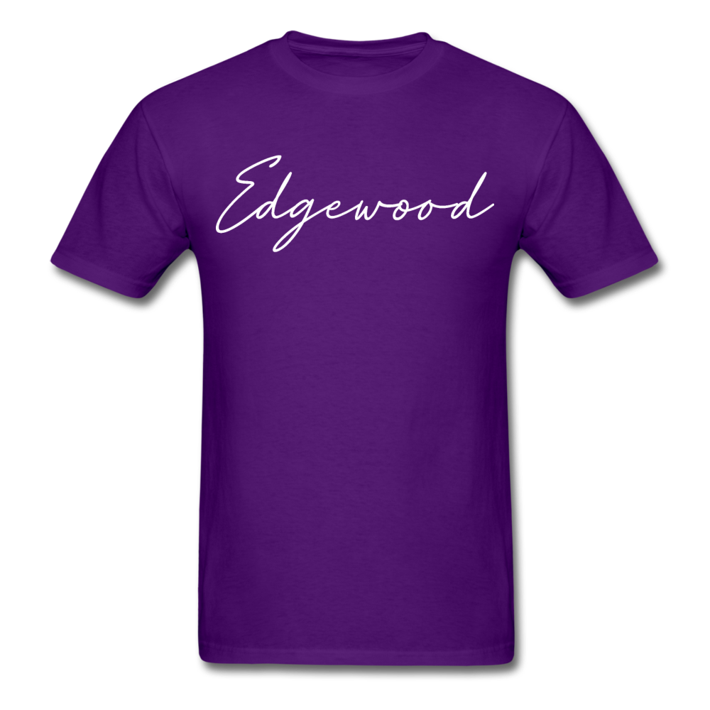 Edgewood Cursive T-Shirt - purple