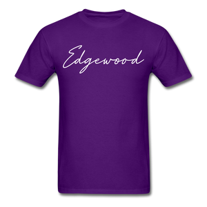 Edgewood Cursive T-Shirt - purple