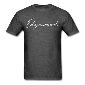 Edgewood Cursive T-Shirt - heather black