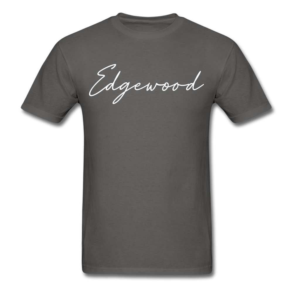 Edgewood Cursive T-Shirt - charcoal