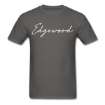 Edgewood Cursive T-Shirt - charcoal