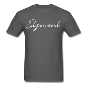 Edgewood Cursive T-Shirt - charcoal