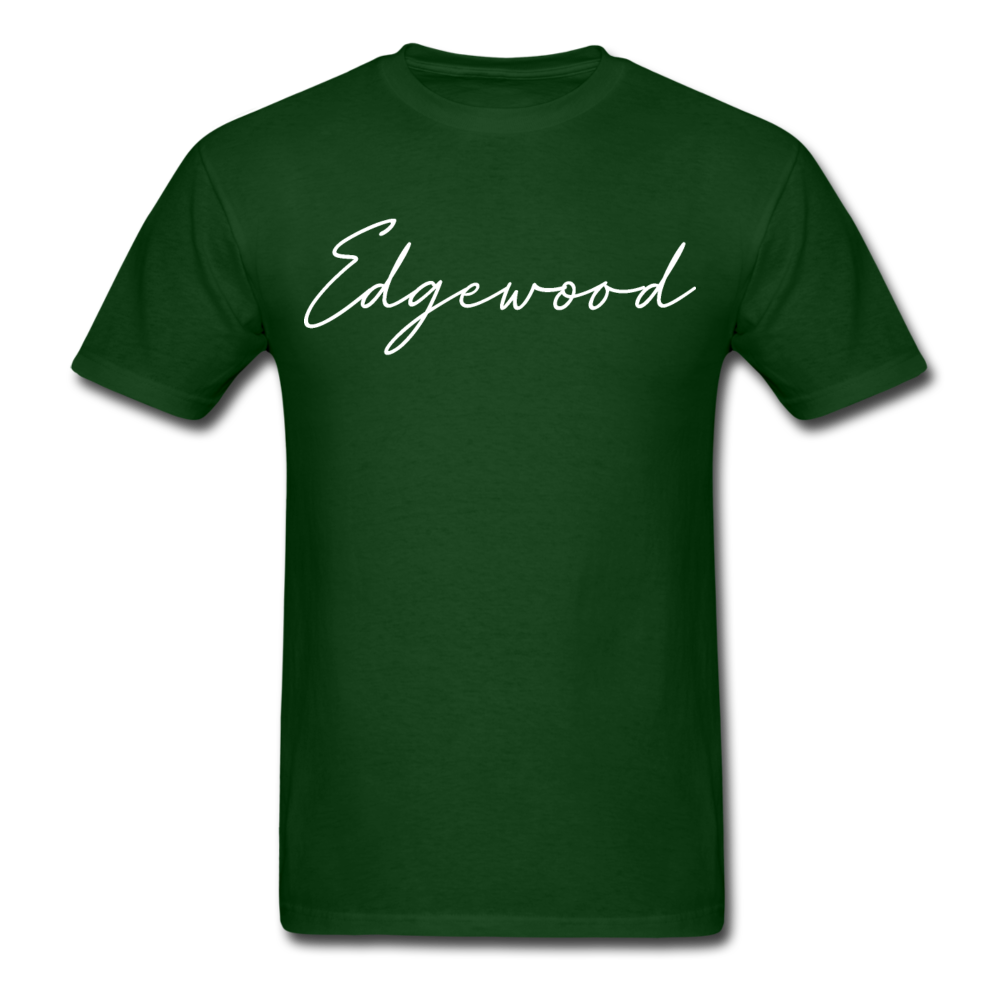 Edgewood Cursive T-Shirt - forest green