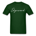 Edgewood Cursive T-Shirt - forest green