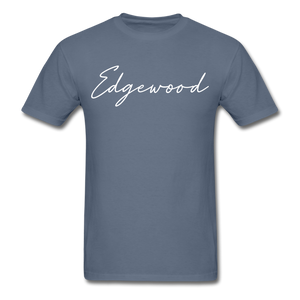 Edgewood Cursive T-Shirt - denim