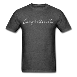 Campbellsville Cursive T-Shirt - heather black