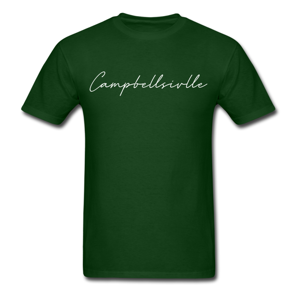 Campbellsville Cursive T-Shirt - forest green