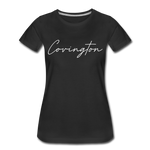 Covingston Cursive Women's T-Shirt - black