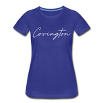 Covingston Cursive Women's T-Shirt - royal blue