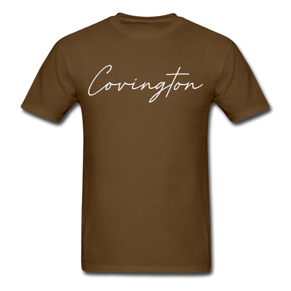 Covington Cursive T-Shirt - brown