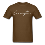 Covington Cursive T-Shirt - brown