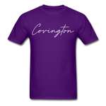 Covington Cursive T-Shirt - purple