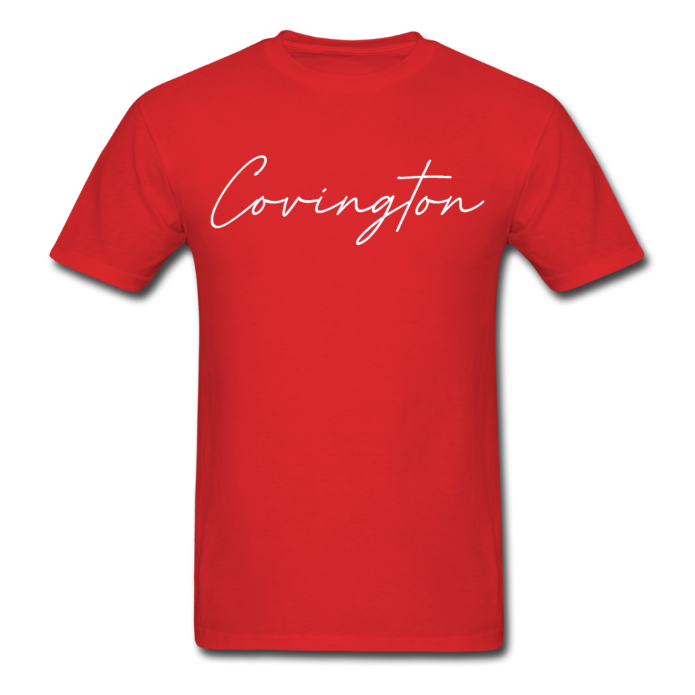 Covington Cursive T-Shirt - red