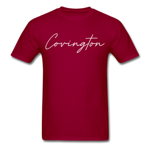 Covington Cursive T-Shirt - dark red