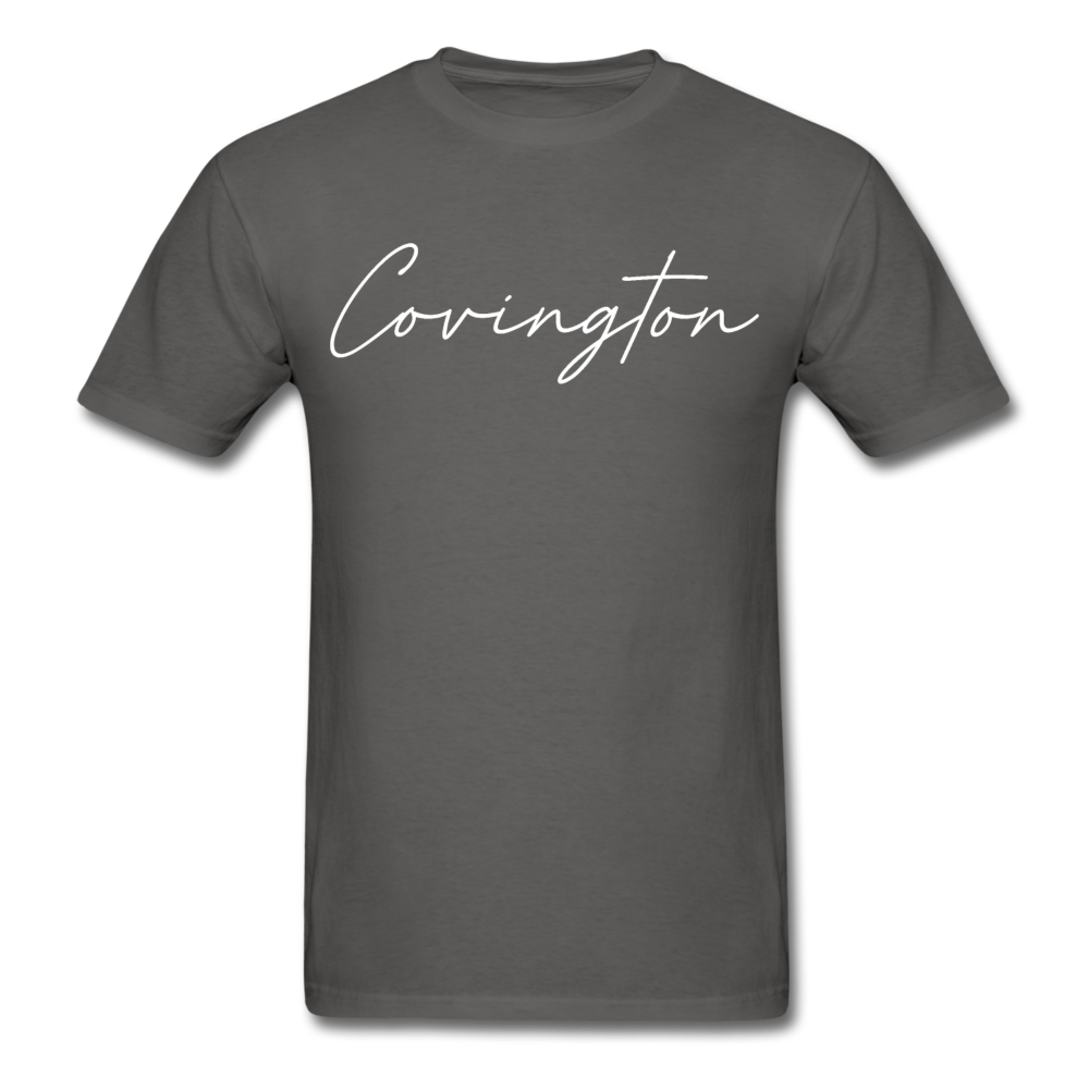 Covington Cursive T-Shirt - charcoal