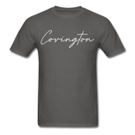 Covington Cursive T-Shirt - charcoal