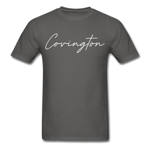 Covington Cursive T-Shirt - charcoal