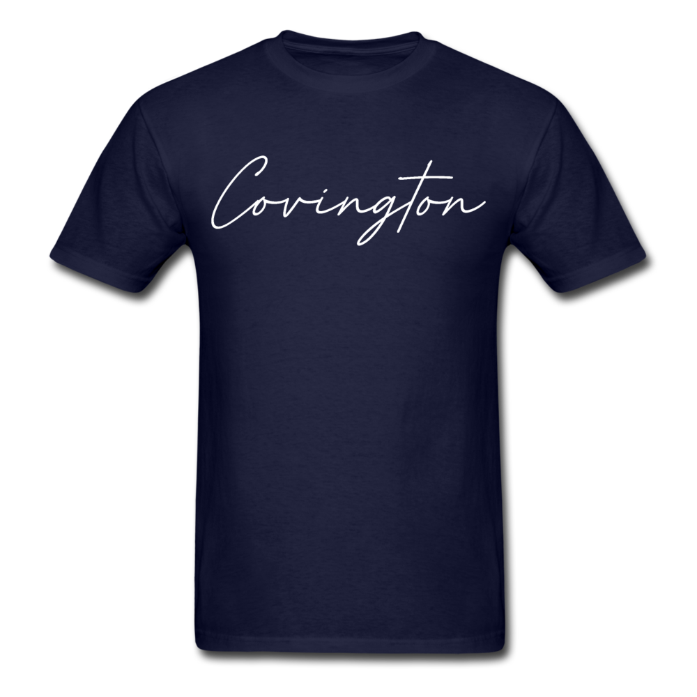 Covington Cursive T-Shirt - navy