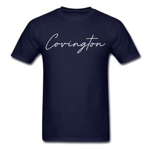 Covington Cursive T-Shirt - navy