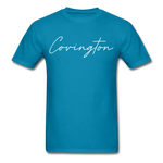 Covington Cursive T-Shirt - turquoise