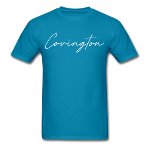 Covington Cursive T-Shirt - turquoise