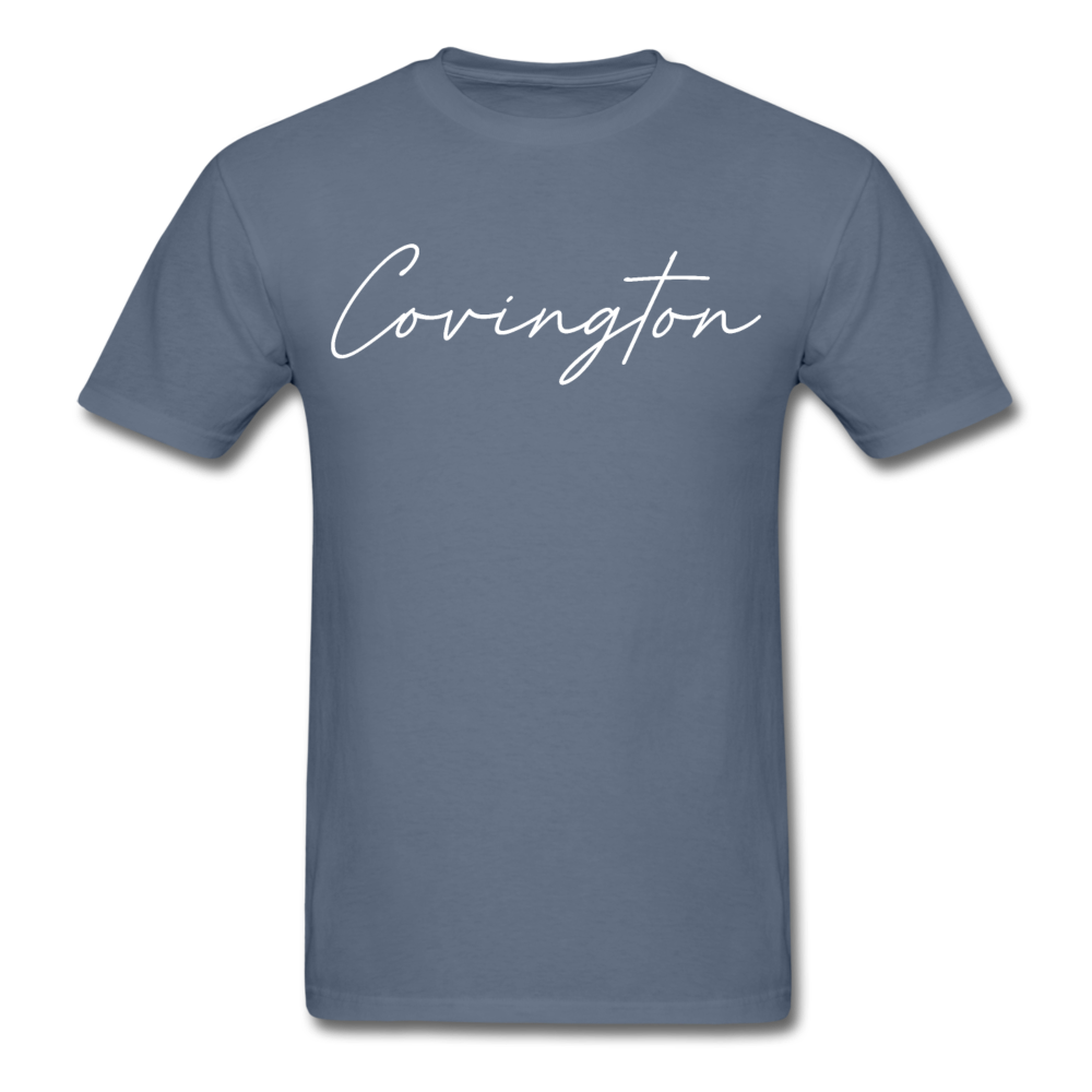 Covington Cursive T-Shirt - denim