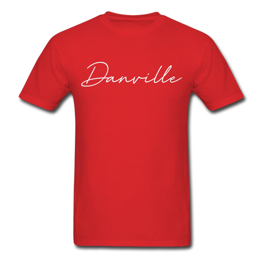 Danville Cursive T-Shirt - red