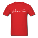 Danville Cursive T-Shirt - red