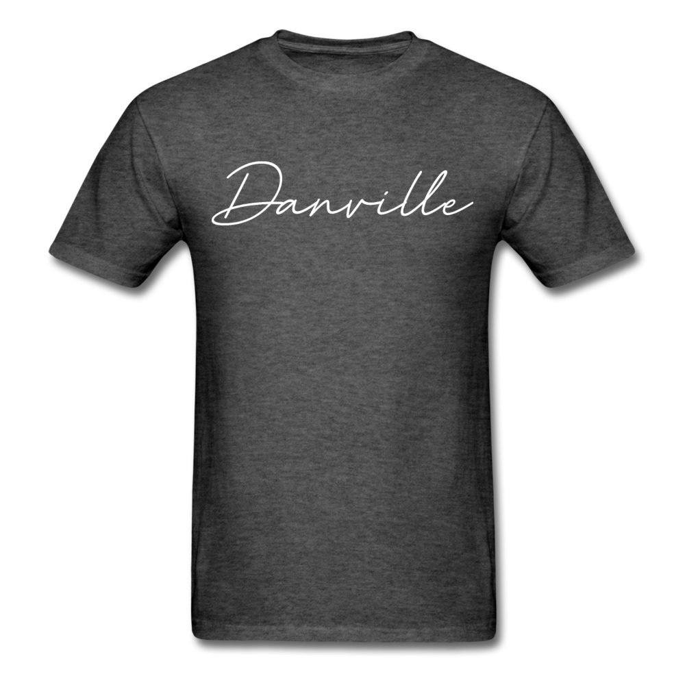 Danville Cursive T-Shirt - heather black