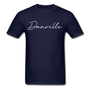 Danville Cursive T-Shirt - navy