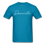 Danville Cursive T-Shirt - turquoise