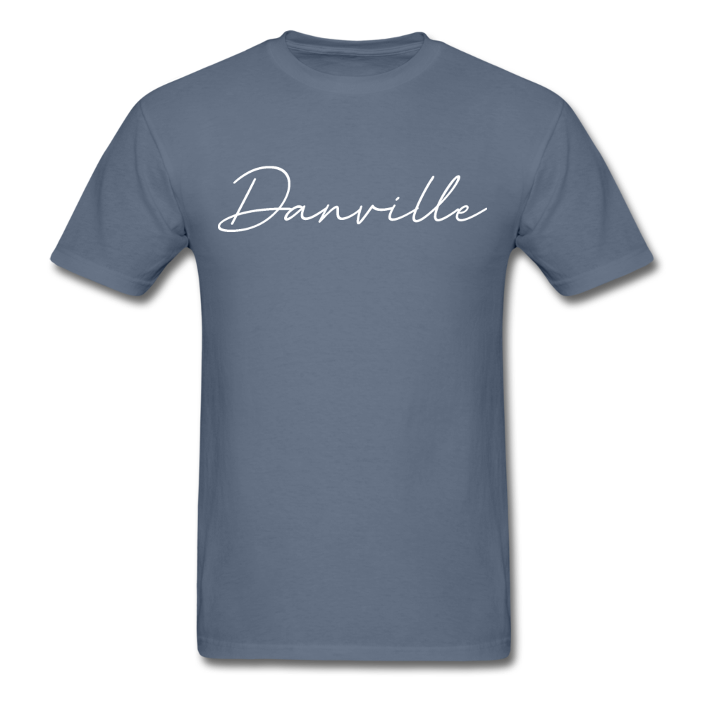 Danville Cursive T-Shirt - denim