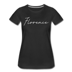 Florence Cursive Women's T-Shirt - black