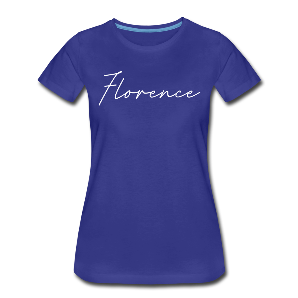 Florence Cursive Women's T-Shirt - royal blue