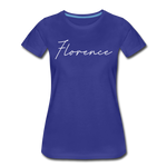 Florence Cursive Women's T-Shirt - royal blue