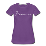 Florence Cursive Women's T-Shirt - purple