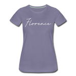 Florence Cursive Women's T-Shirt - washed violet