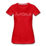 Fort Mitchell Cursive Women's T-Shirt - red