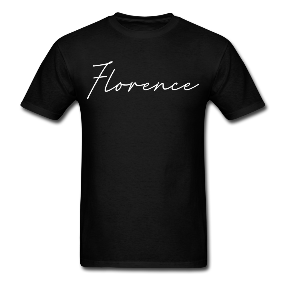 Florence Cursive T-Shirt - black