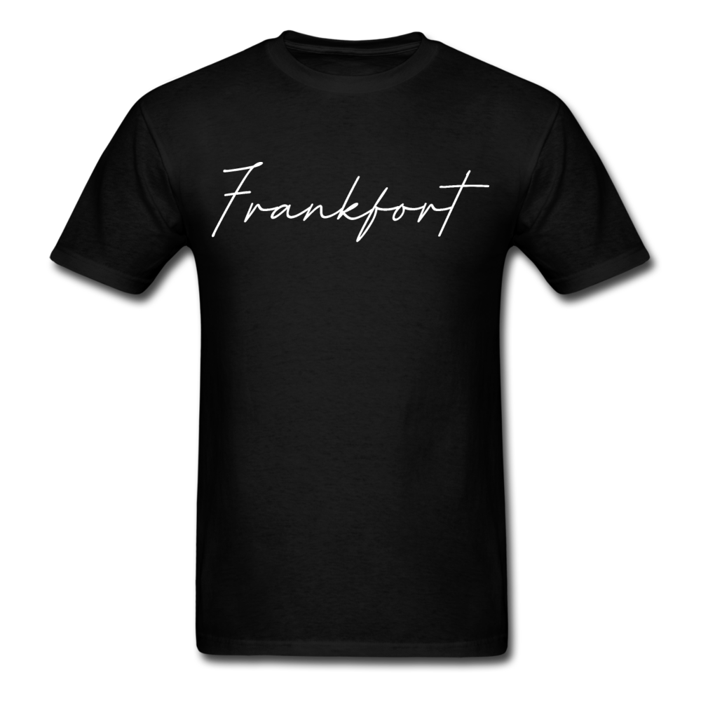 Frankfort Cursive T-Shirt - black