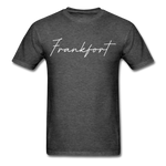 Frankfort Cursive T-Shirt - heather black